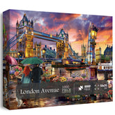 Puzzle en bois de 1000 pièces - Avenue de Londres